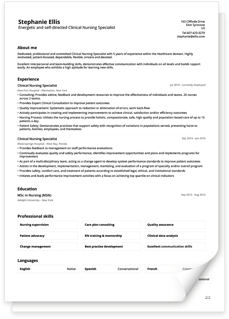 Basic CV Template