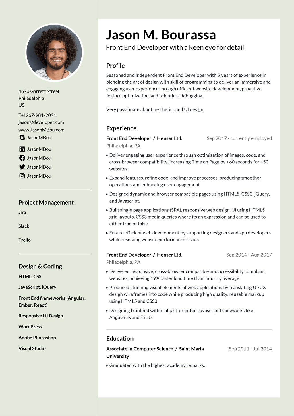 Designer Resume Template