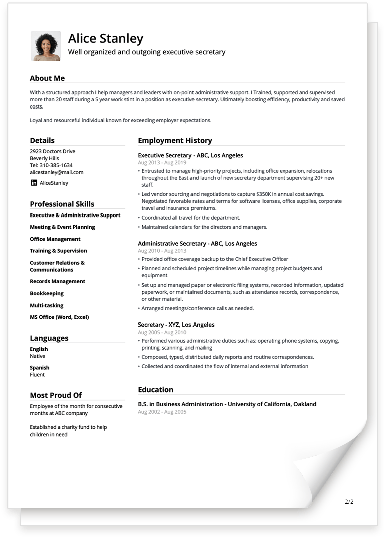 Elegant CV Template