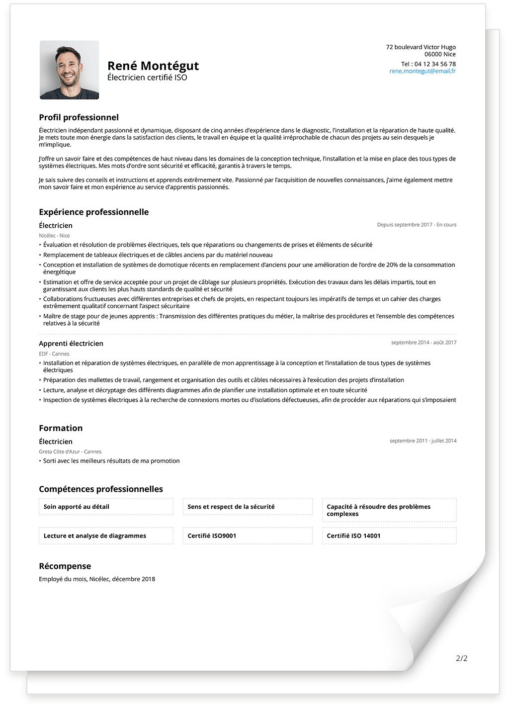 Modèle de CV basic